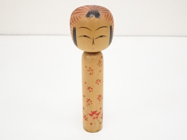TRADITIONAL JAPANESE CRAFT / KOKESHI DOLL (18.2 cm)/ ARTISAN WORK